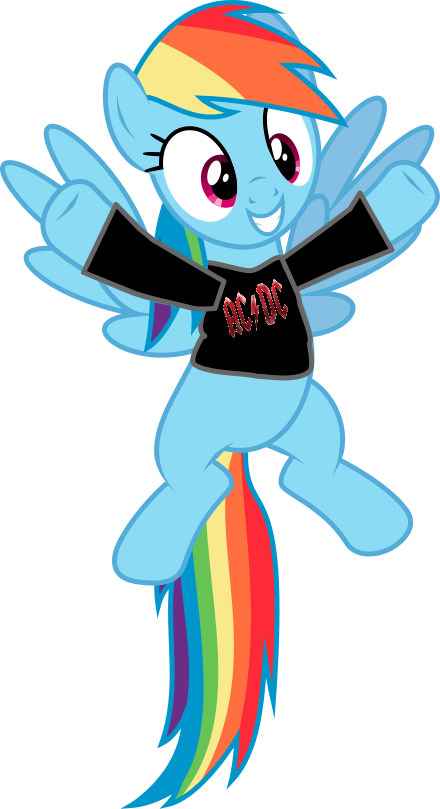 Rainbow Dash, My Little Pony, Mlp, Ponies, Pony - Rainbow Dash Clipart (440x809), Png Download