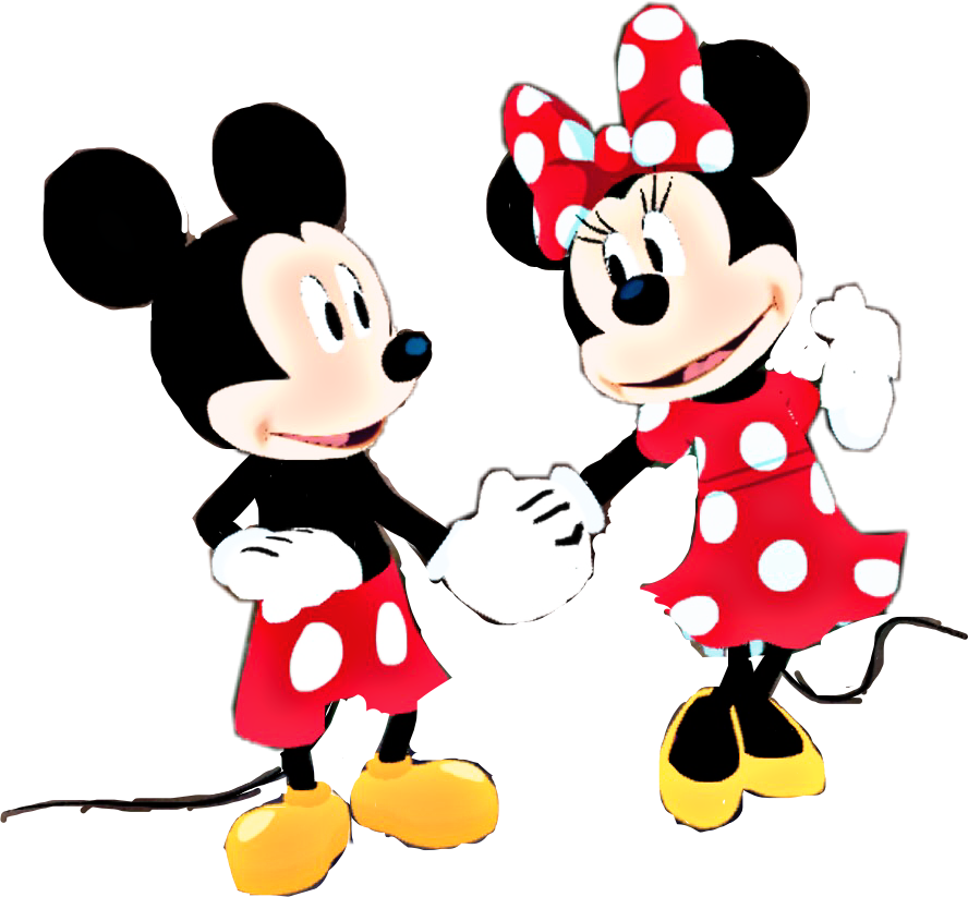 Mickey Minnie Mouse Mice Characters Disney Mickeymouse - Mickey Mouse Clipart (888x823), Png Download