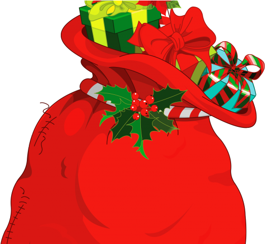 Bag Clipart Homework - Santa Claus Bag Png Transparent Png (640x480), Png Download