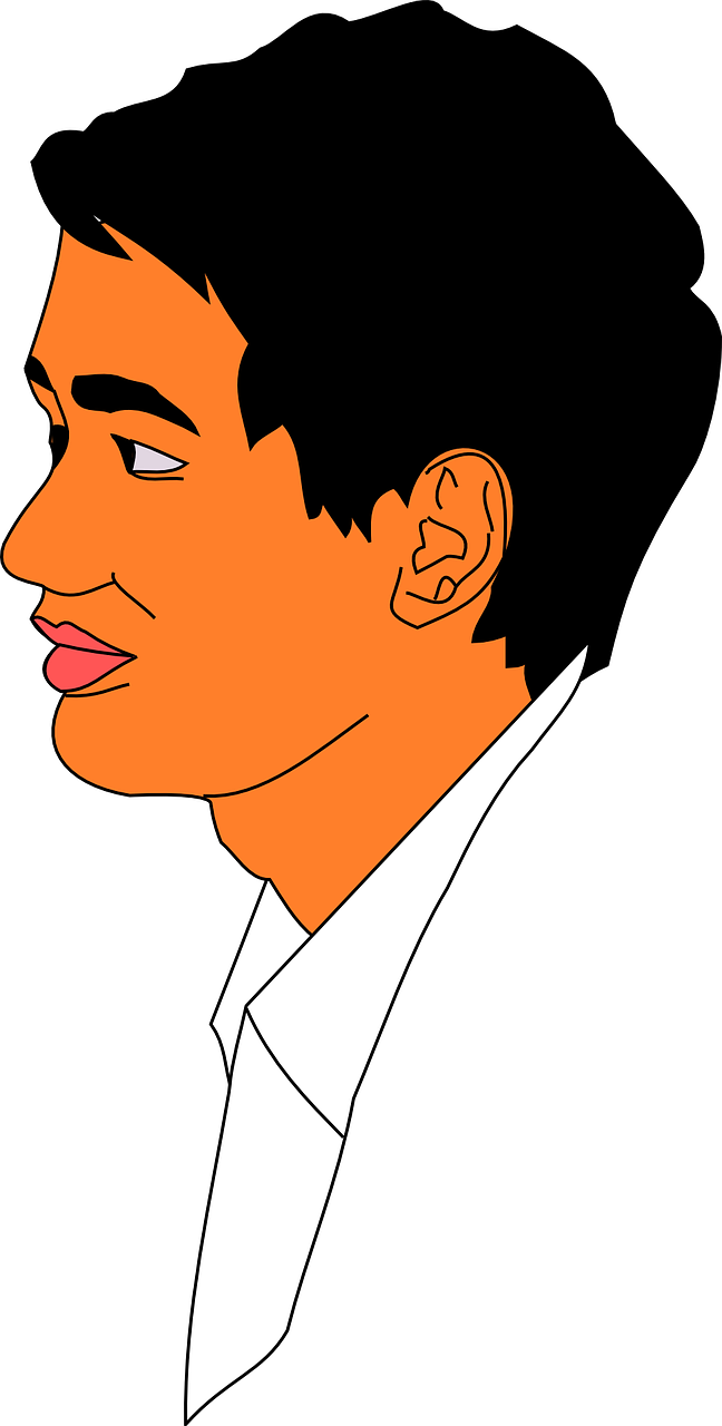 Man Boy Person Face Adult Png Image - Clip Art Transparent Png (648x1280), Png Download