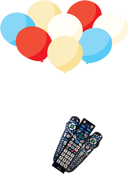 Remote Controls - Verizon P283 Big Button Remote Controller Clipart (565x565), Png Download