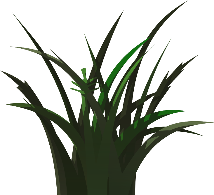 Free Grass Shaded With Layers - Vegetation Cartoon Clipart (800x800), Png Download