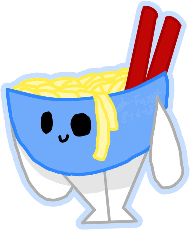Cute Lil Ramen Clipart (896x1000), Png Download