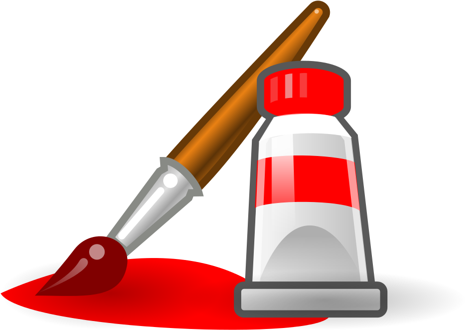 File - Correspon 00 - Svg - Paint Brush Clip Art - Png Download (1170x1024), Png Download