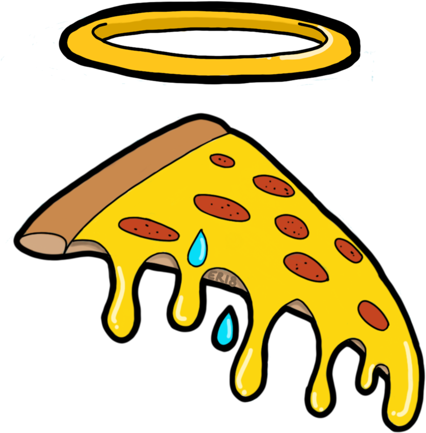 Holy Pizza Grail Crying For Our Sins - Art Clipart (1000x1000), Png Download