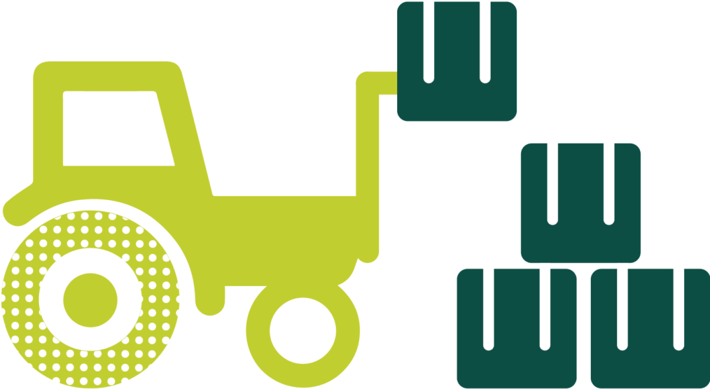 Green Tractor Icon Png Clipart (1024x595), Png Download