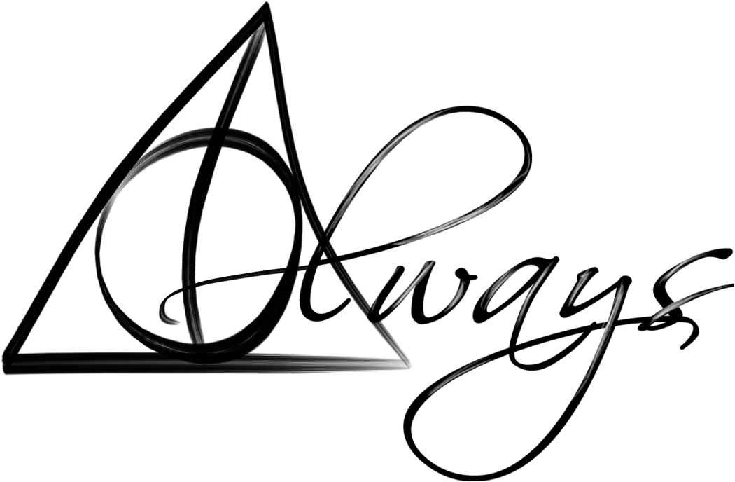 210 Images About Mi Colección Ravenclaw On We Heart - Deathly Hallows Always Png Clipart (1280x1024), Png Download