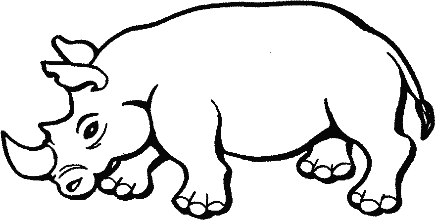 Animales Salvajes Para Colorear Clipart (905x545), Png Download