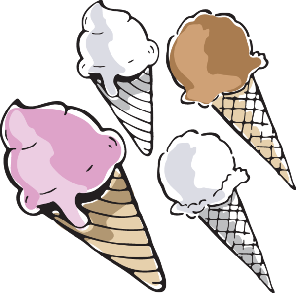 568 Ice Cream Cones Ice Cream, Clip Art, No Churn Ice - Ice Cream Cone - Png Download (600x594), Png Download