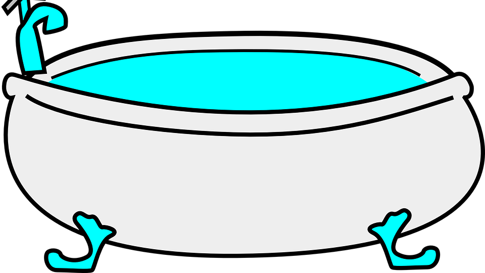 Features Of An Inflatable Hot Tub To Consider - Transparent Background Bathtub Clip Art - Png Download (960x540), Png Download