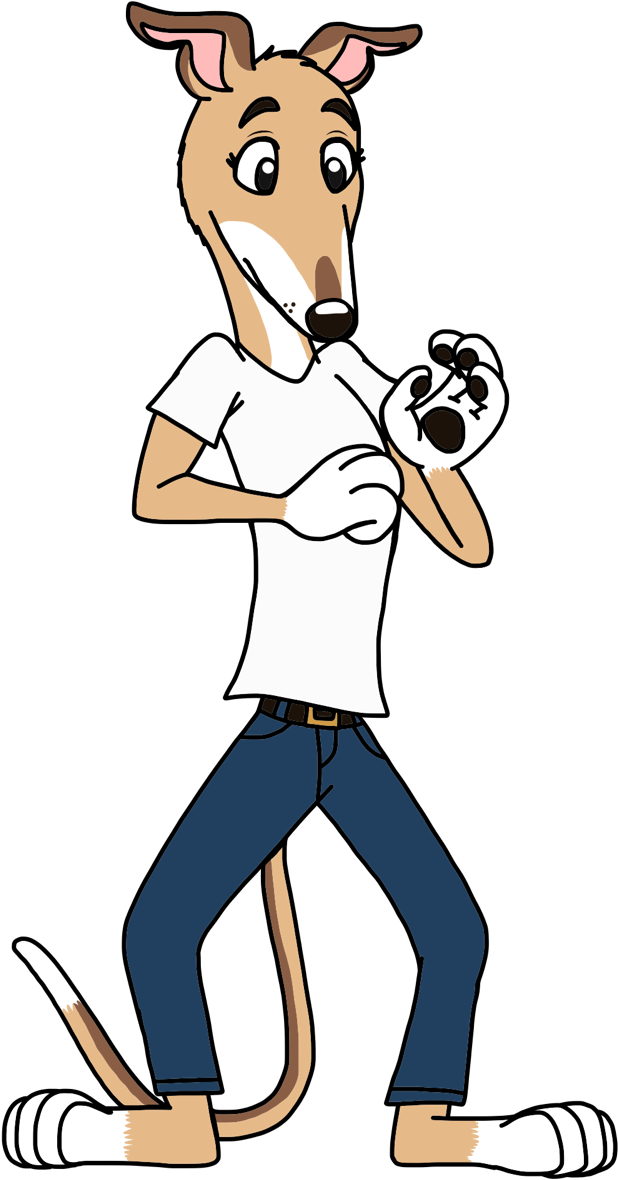 Meet My Fursona/oc, Tisbury The Greyhound - Tisbury Clipart (1280x1280), Png Download