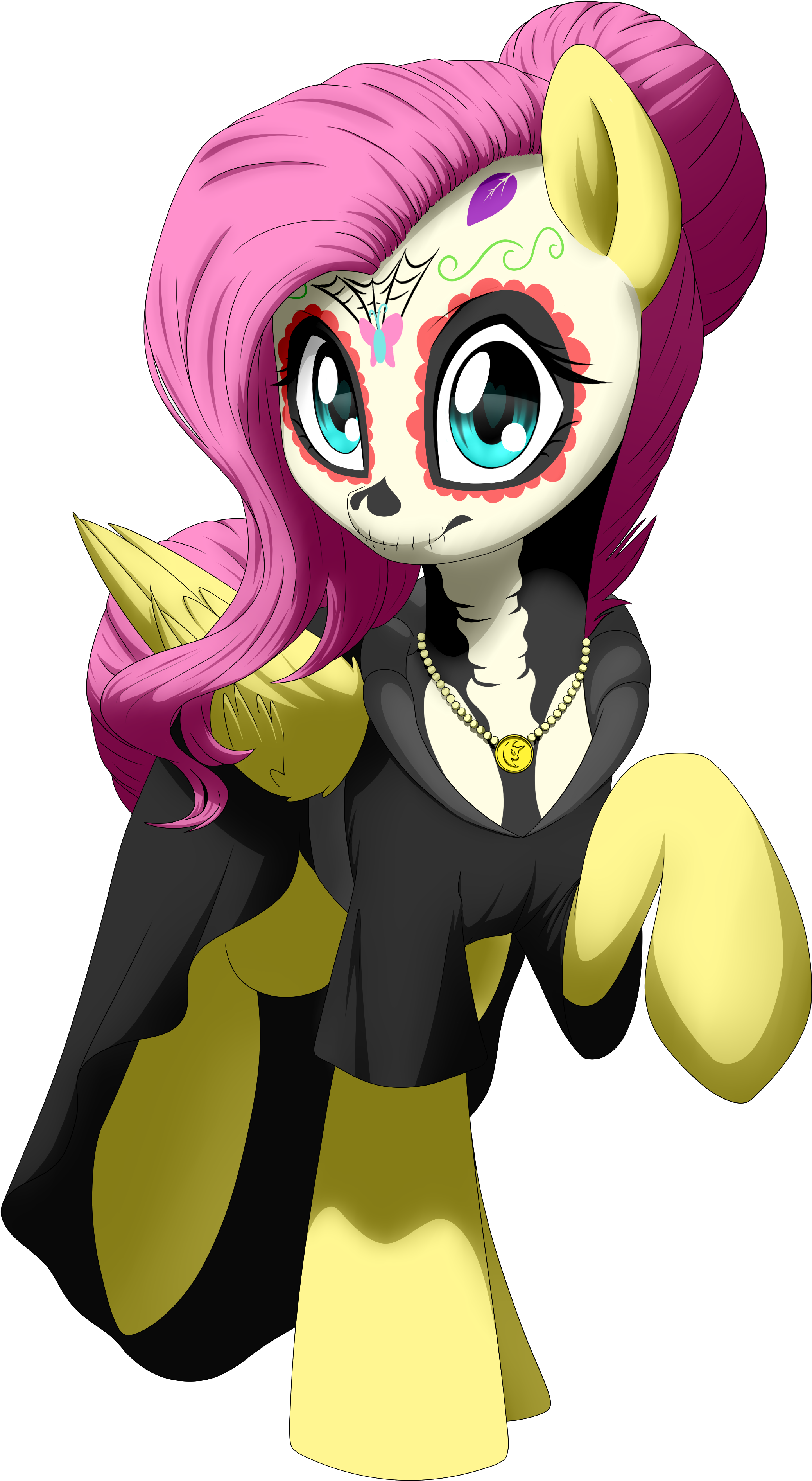 Alternate Hairstyle, Artist - Fluttershy Clipart (2210x3881), Png Download
