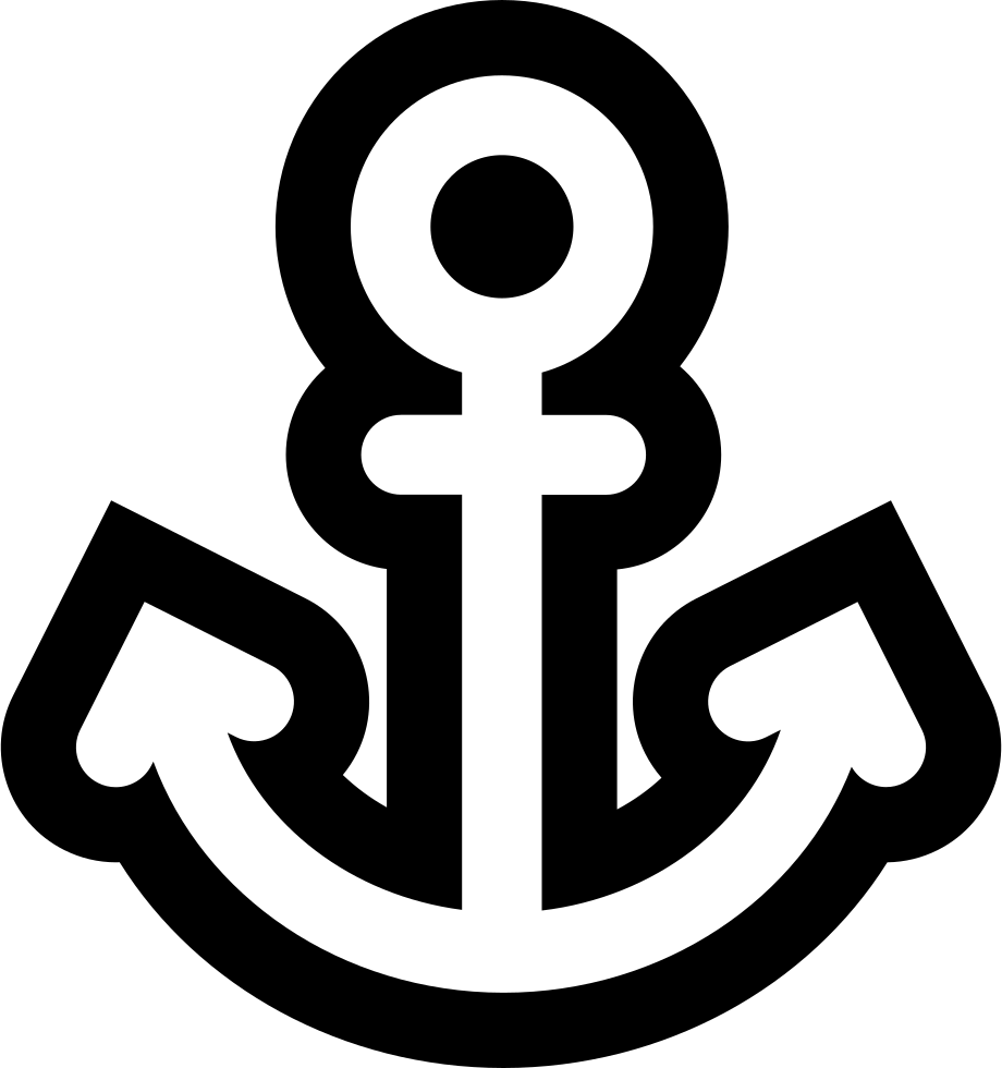 Tiny Anchor Comments - Ancla Dibujo Animado Clipart (920x980), Png Download