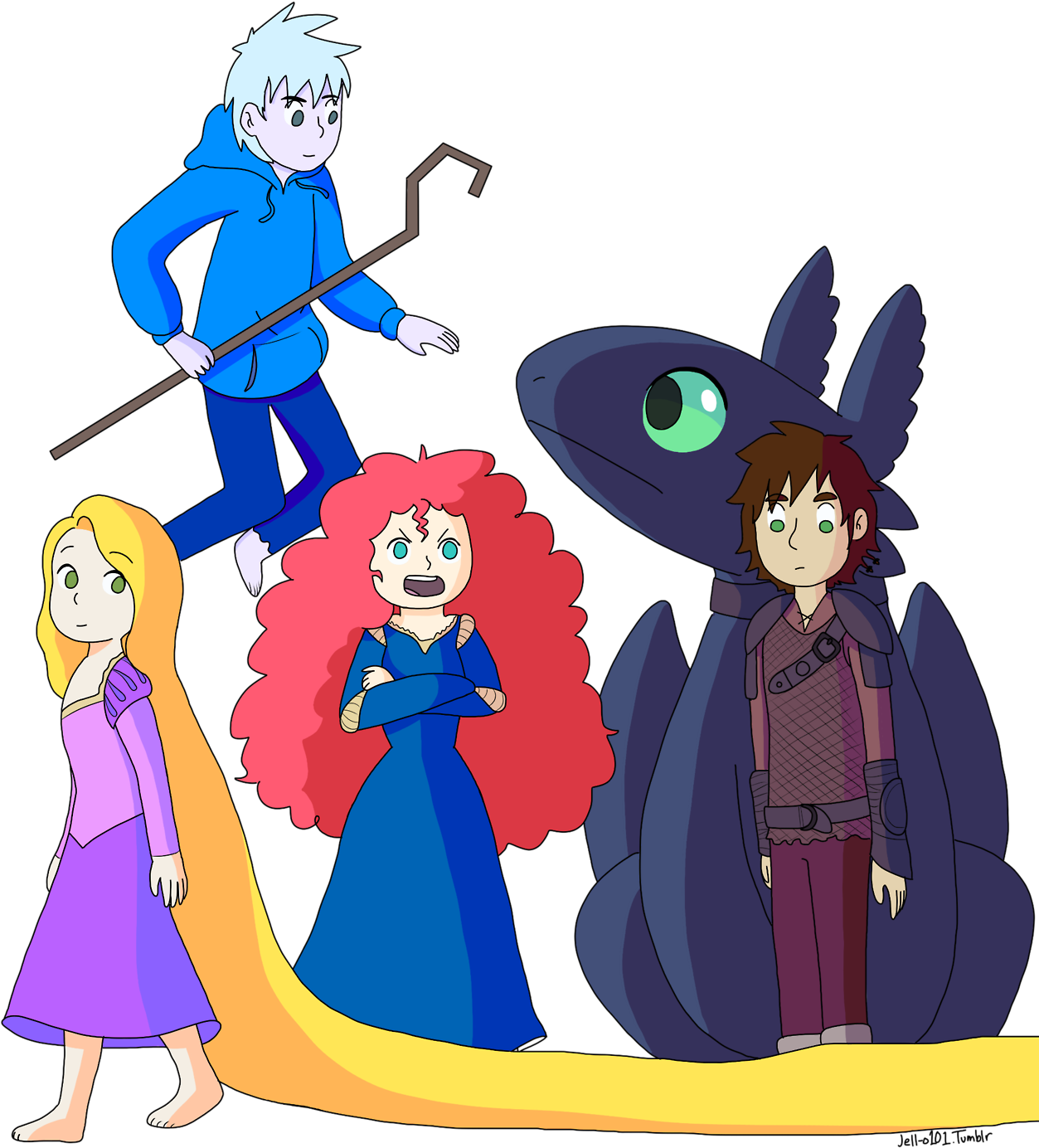 Haven't Drawn This Crossover In Years - Cartoon Clipart (1280x1414), Png Download