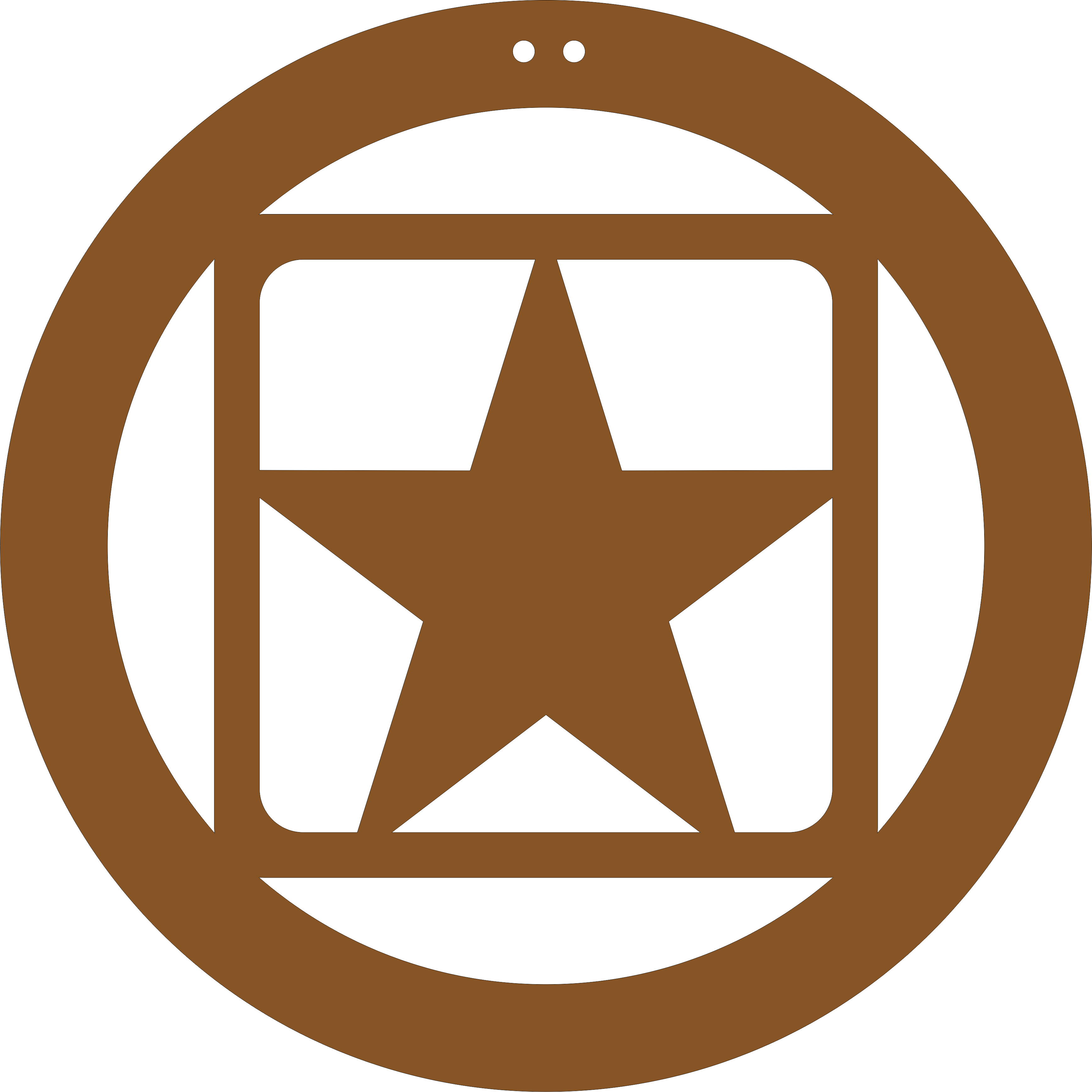 Army Star - Circle Clipart (3474x3474), Png Download