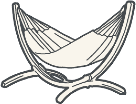 Hammock Clipart Black And White Png Transparent Png (640x480), Png Download