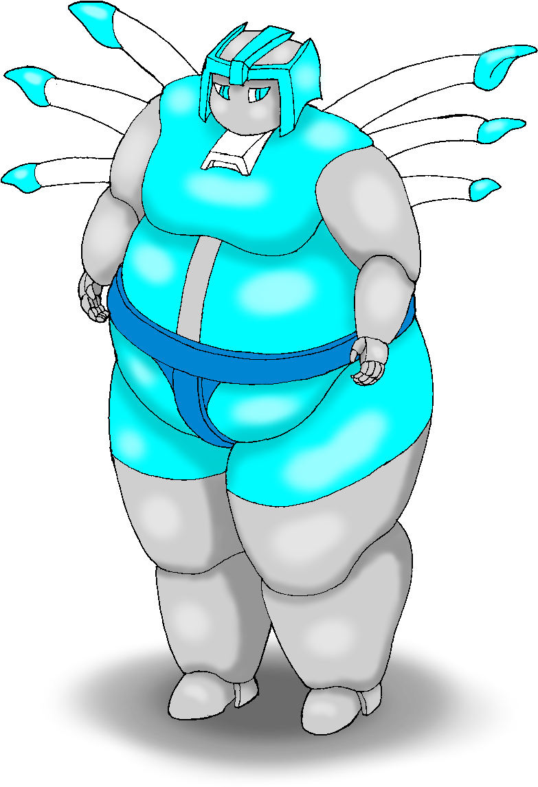 Sumo Angel - Cartoon Clipart (850x1169), Png Download