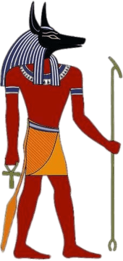 Anubis Clipart (400x849), Png Download