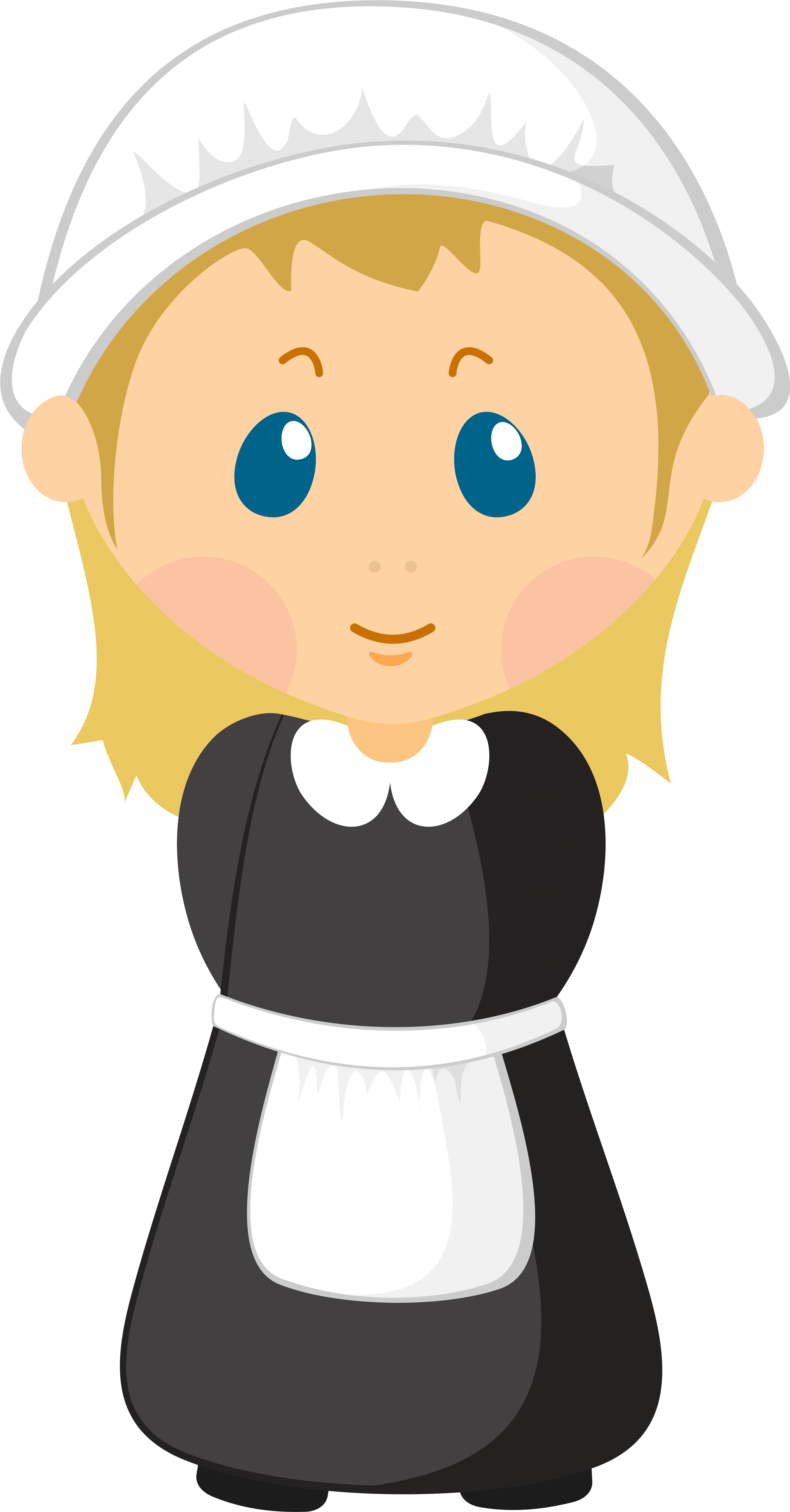 Girl Pilgrim Png Clipart Image Pilgrim Png Transparent Png Full Size Clipart 1939185 Pinclipart