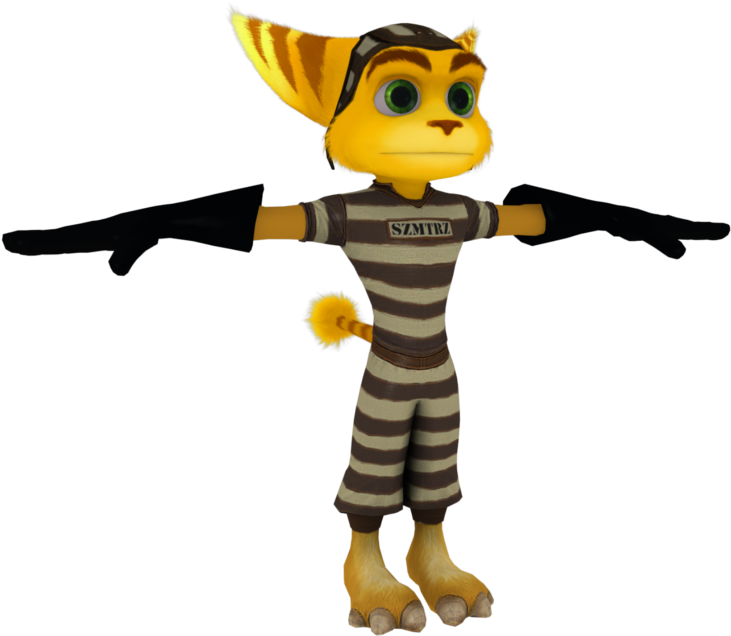 Download Zip Archive - Ratchet And Clank Convict Clipart (750x650), Png Download