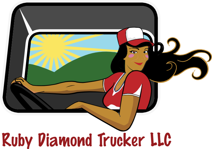 Ruby Diamond Trucker Llc Clipart (710x500), Png Download