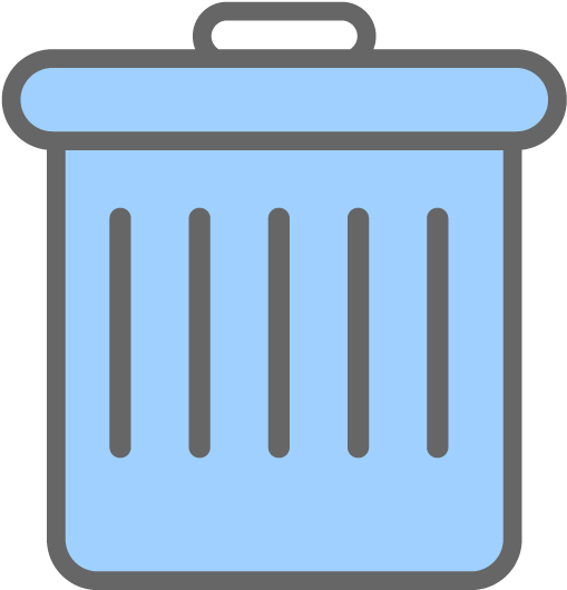 Trash Can - Business - Icon - Sign Clipart (640x640), Png Download