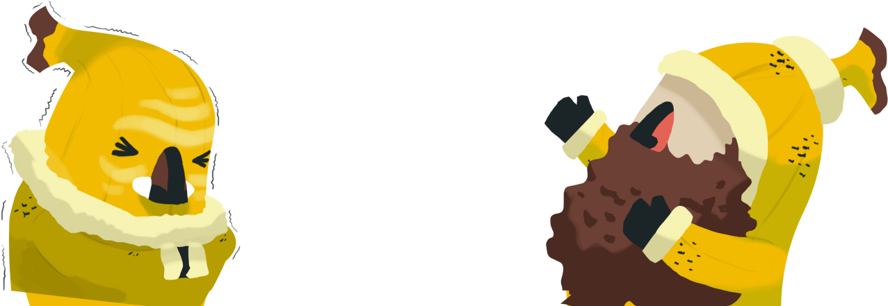 Kookey Meets Uthuqaq From Ice Ice Land - Cartoon Clipart (1600x510), Png Download