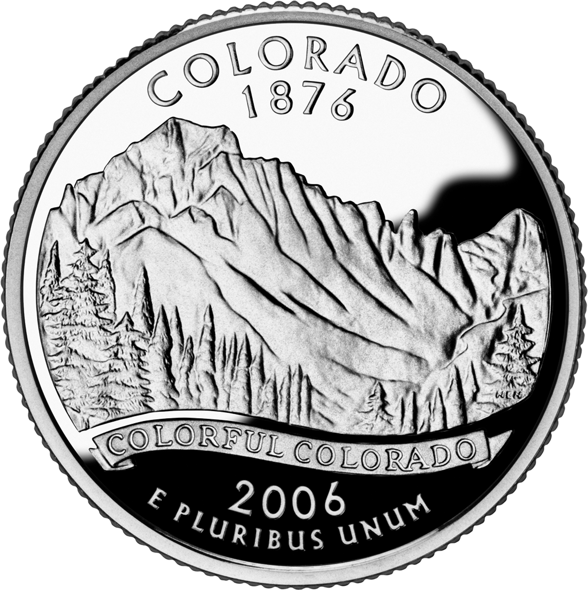 Colorado Drawing Love - Colorado Quarter Clipart (2000x2000), Png Download