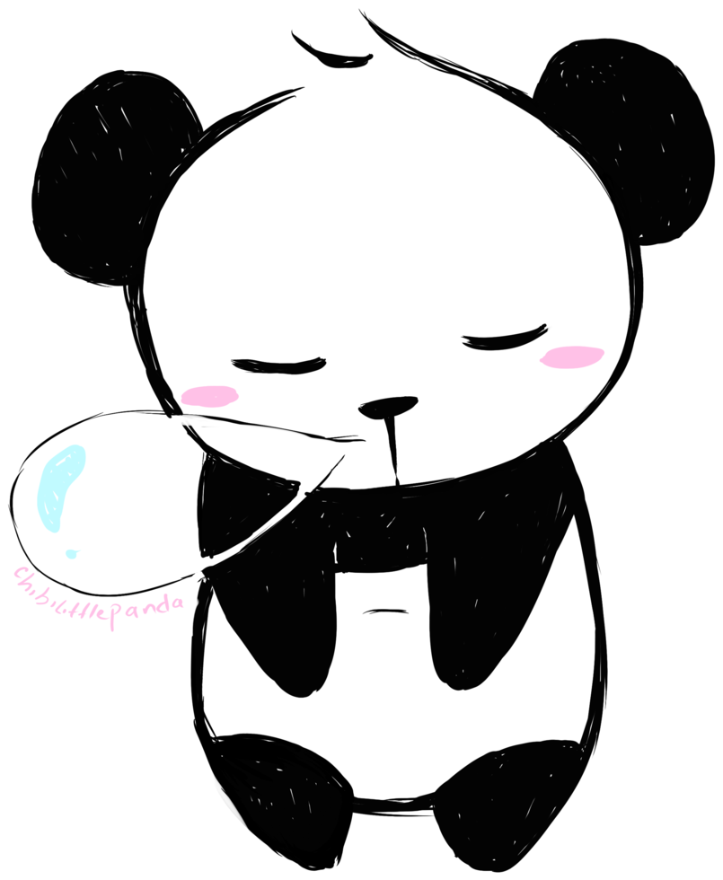 Black And White Teddy Bear Clipart - Sleeping Panda Ceramic Cup/mug,johnflick Unisex Coffee - Png Download (818x976), Png Download