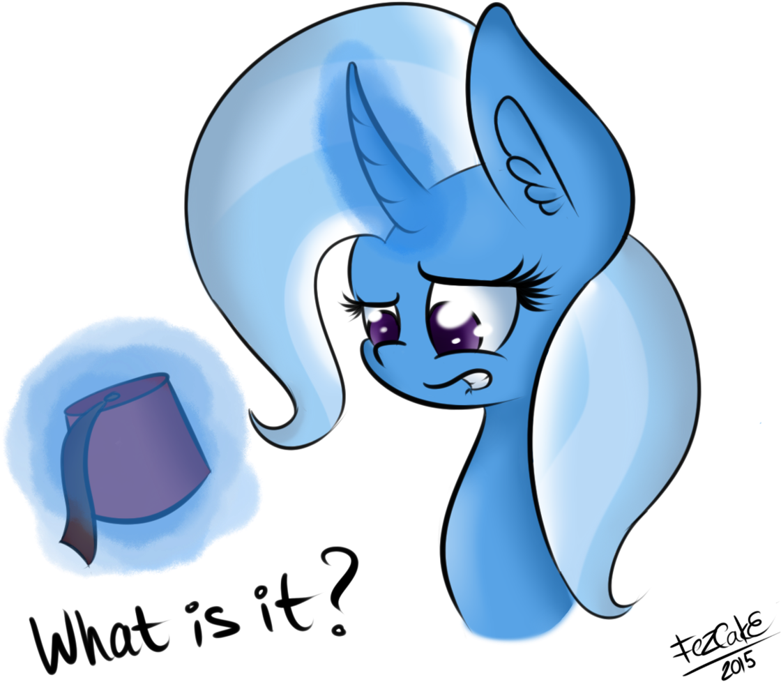 Fezcake, Female, Fez, Hat, Mare, Pony, Safe, Solo, - Female Clipart (1184x1024), Png Download