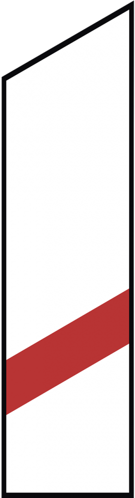 Warning,road - Information Clipart (500x1000), Png Download