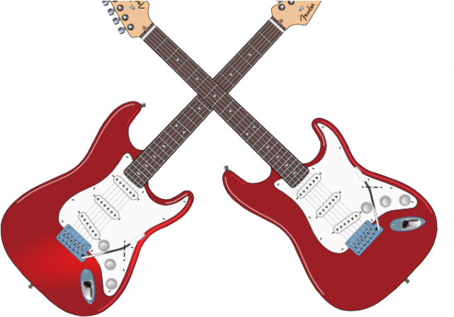 Guitar Clipart Stratocaster - Electric Guitar Clip Art - Png Download (640x480), Png Download