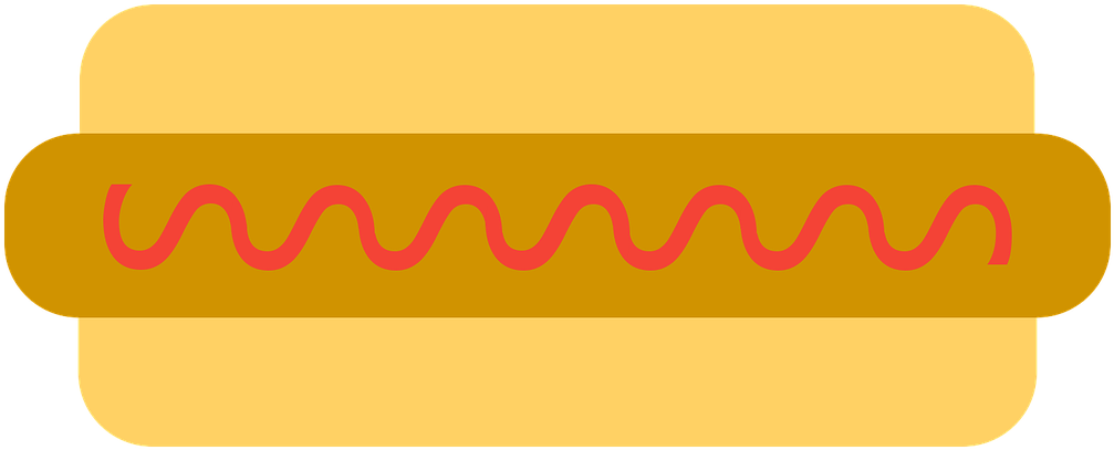 Hot Dog Hotdog - Hot Dog Clipart (1280x1280), Png Download