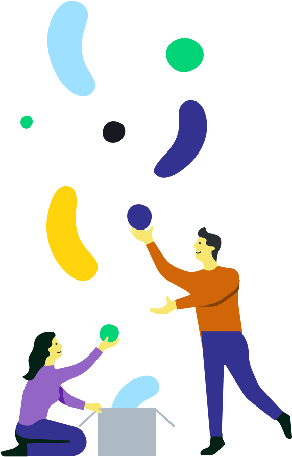 People Launching Products - Product Clipart (600x920), Png Download