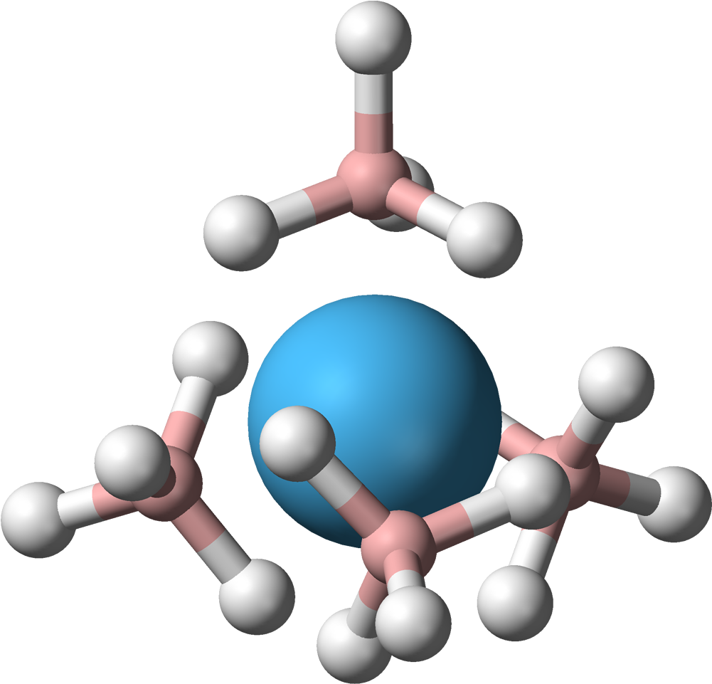 Hafnium Borohydride 3d Balls A - Hafnium Clipart (1100x1060), Png Download
