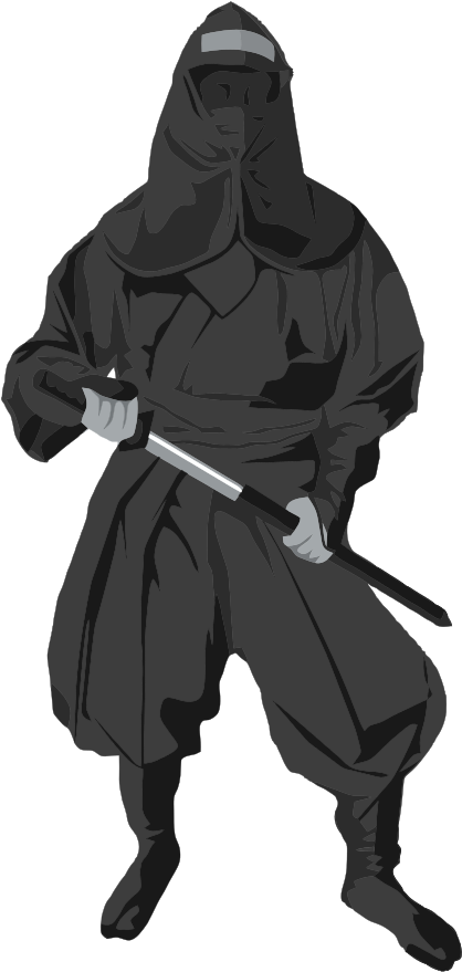 Ninja - Ninja Transparent Clipart (475x1000), Png Download