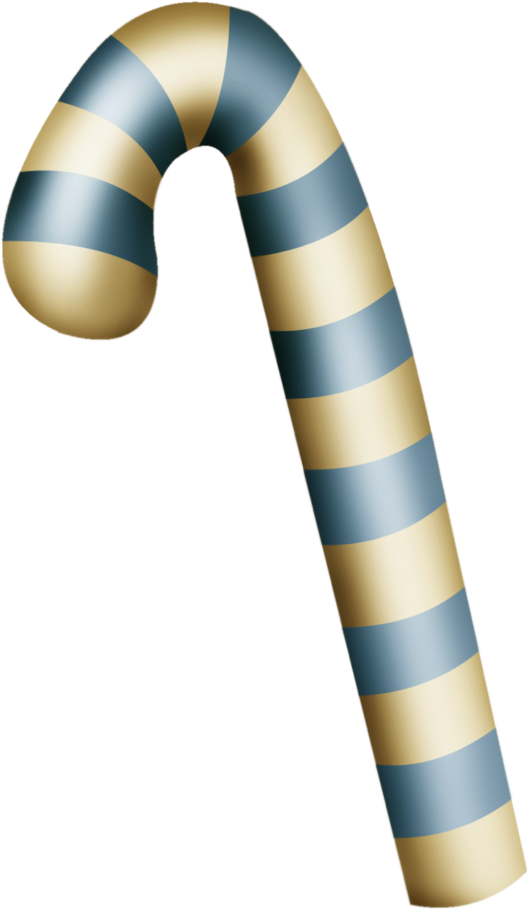 Xmas, Christmas, Views Album, Candy Cane, Ornaments, - Crutch Clipart (743x1280), Png Download