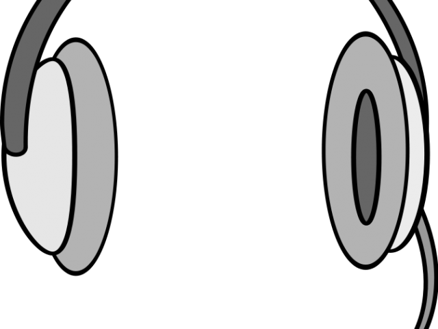 Headphones Clipart Heaphones - Headset With Microphone Clipart - Png Download (640x480), Png Download