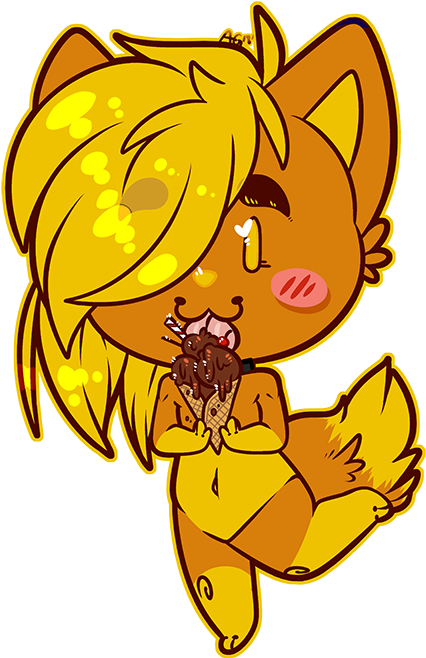 Golden Mini - Cartoon Clipart (500x658), Png Download