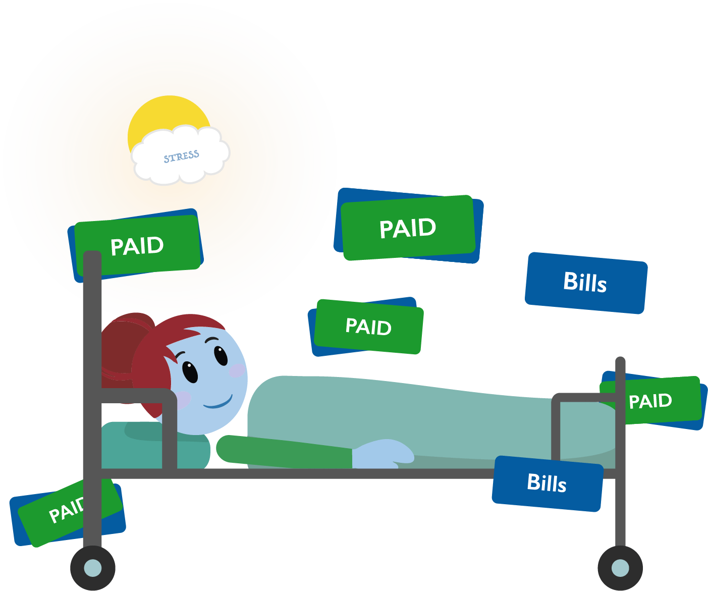Costs Of Being In A Hospital Bed - Hospital Clipart (1416x1184), Png Download