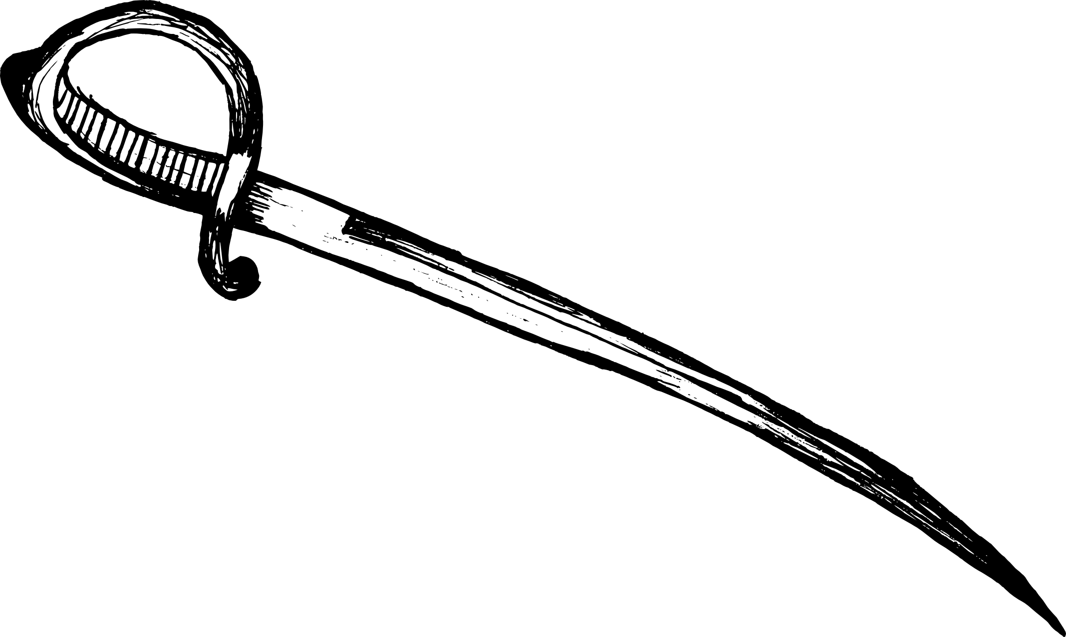 Collection Of Free Drawing Sword Download On - Sword Drawing Png Clipart (2136x1277), Png Download