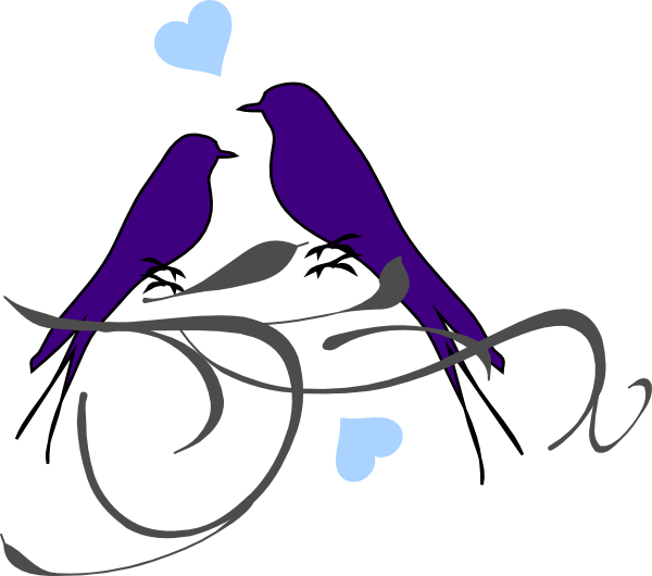 This Free Clip Arts Design Of Birds On A Branch - Png Download (600x530), Png Download