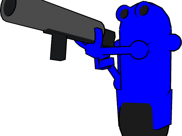 Rifle Clipart Blue - Microsoft Windows - Png Download (640x480), Png Download