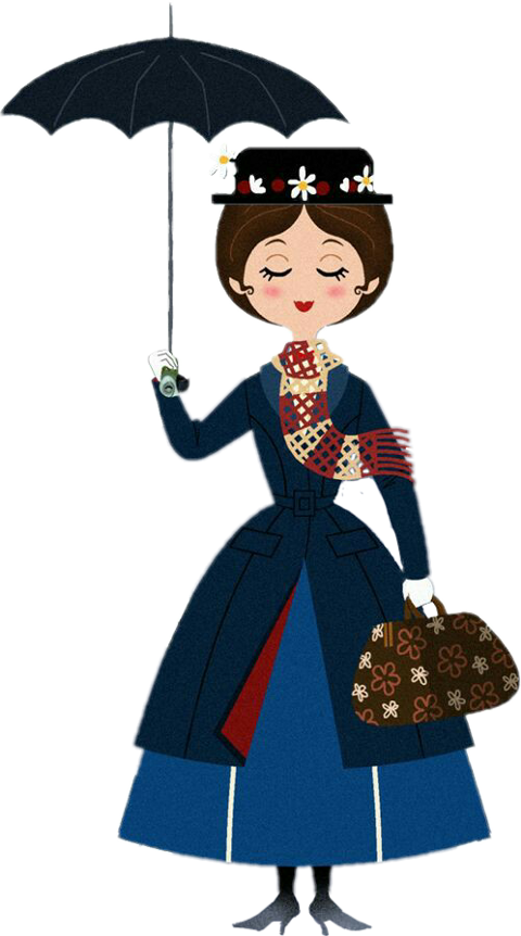 Mary Poppin Clipart - Png Download (480x862), Png Download