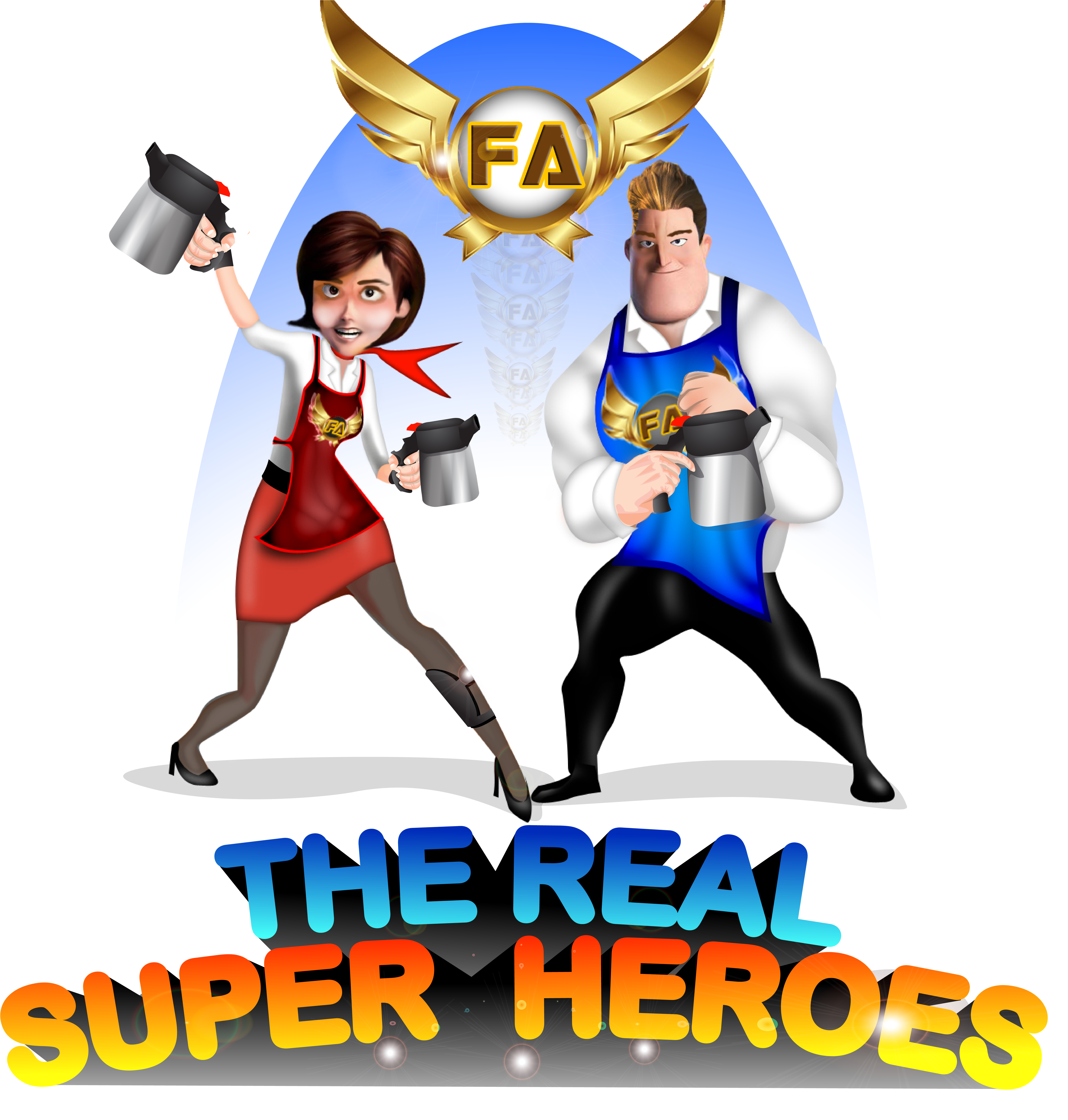 Cabin Crew Graphic Design - Flight Attendant Super Hero Clipart (5951x6351), Png Download