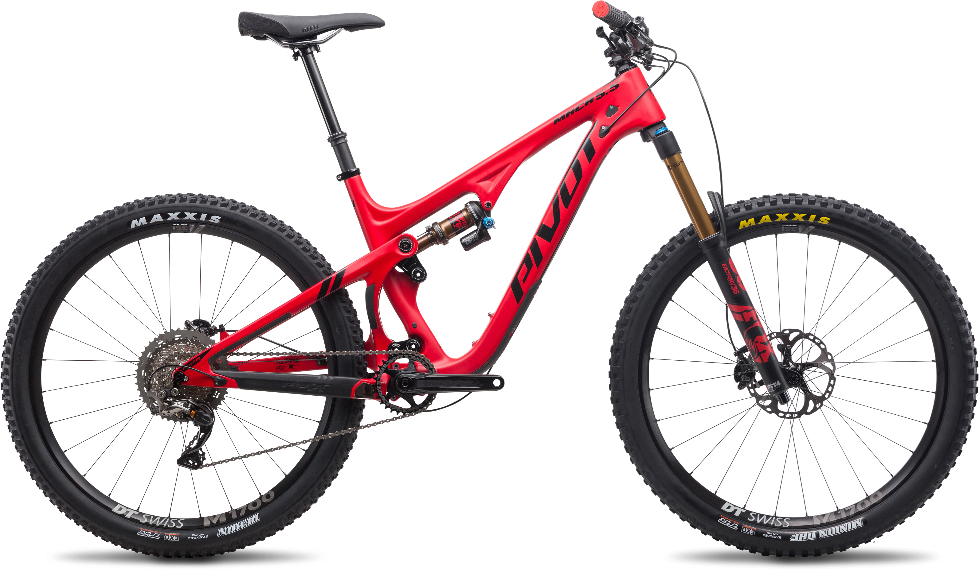 The Ultimate Trail Bike - Pivot Mach 6 2018 Clipart (3200x1869), Png Download
