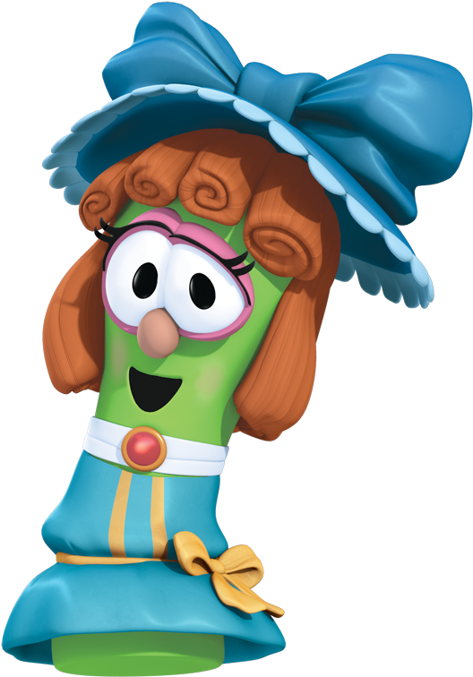 Sara Crewe - Veggie Tales Female Characters Clipart (631x851), Png Download