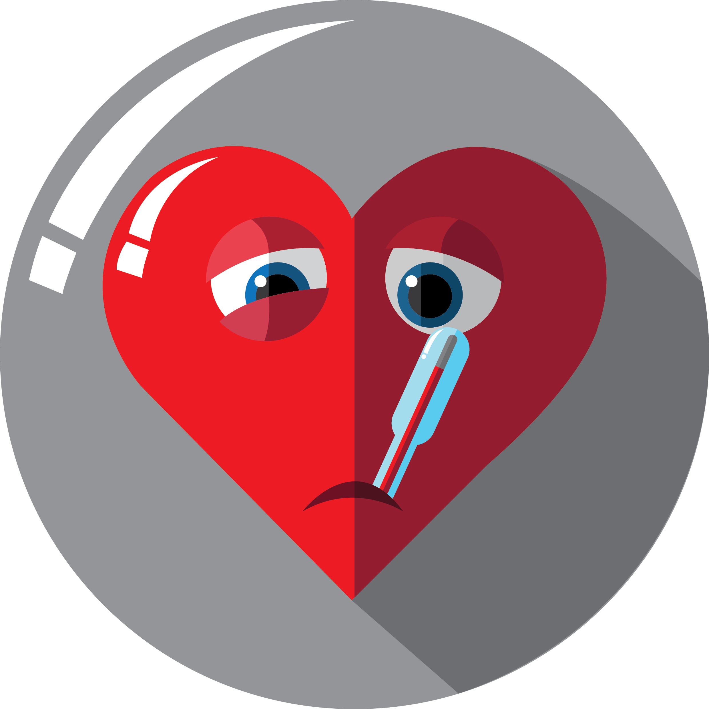 Illness Runs Rampant - Circle Clipart (2480x2480), Png Download