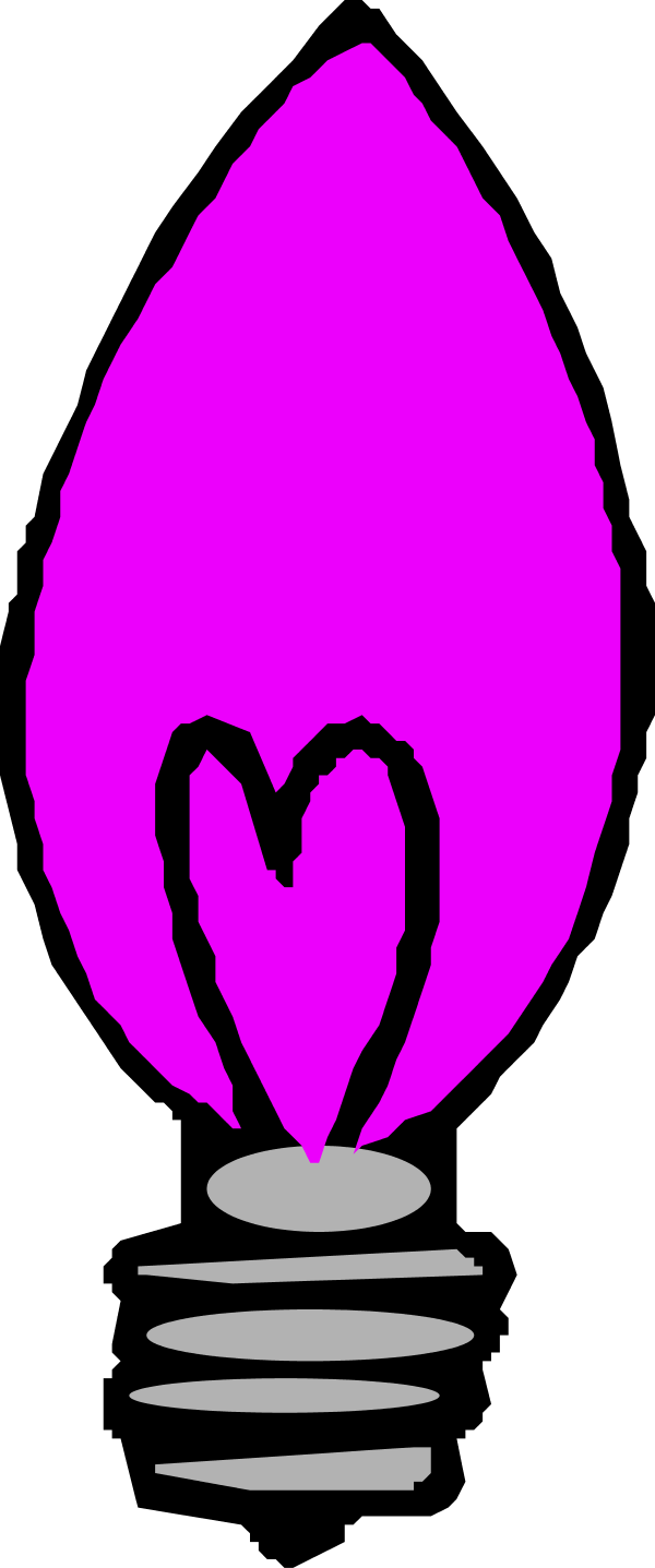 Light Bulb Pointed Vector Clip Art - Light Bulb - Png Download (600x1437), Png Download