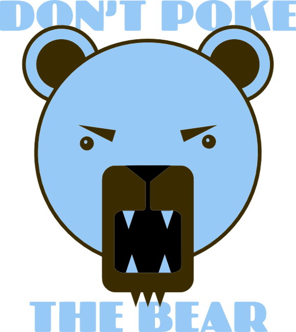 Dont Poke The Bear - Don T Poke The Bear Clipart (579x650), Png Download